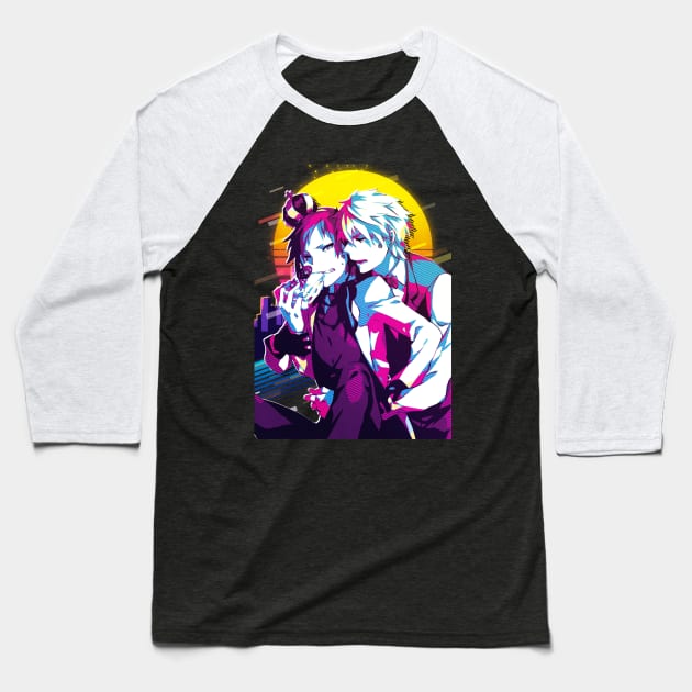 Izaya x Shizuo - Durarara Baseball T-Shirt by 80sRetro